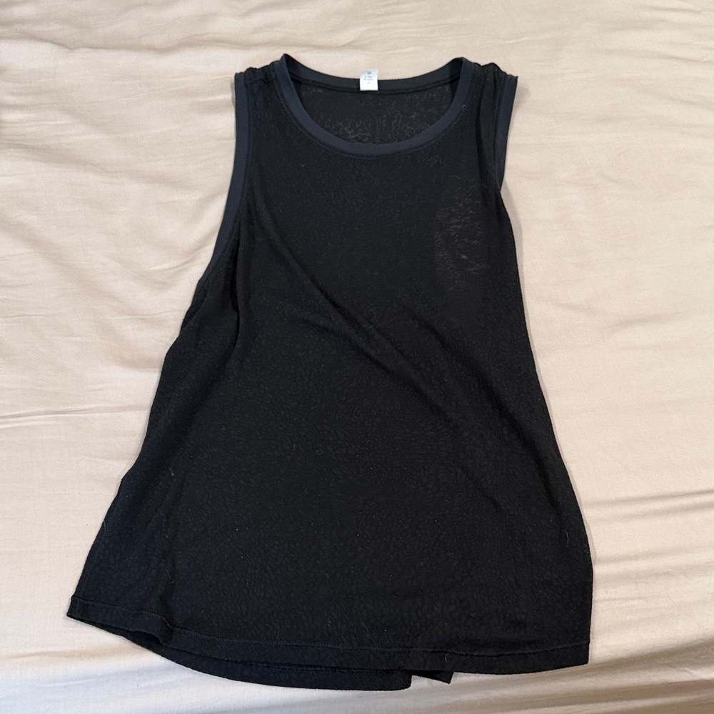 lululemon athletica Black Tank Top